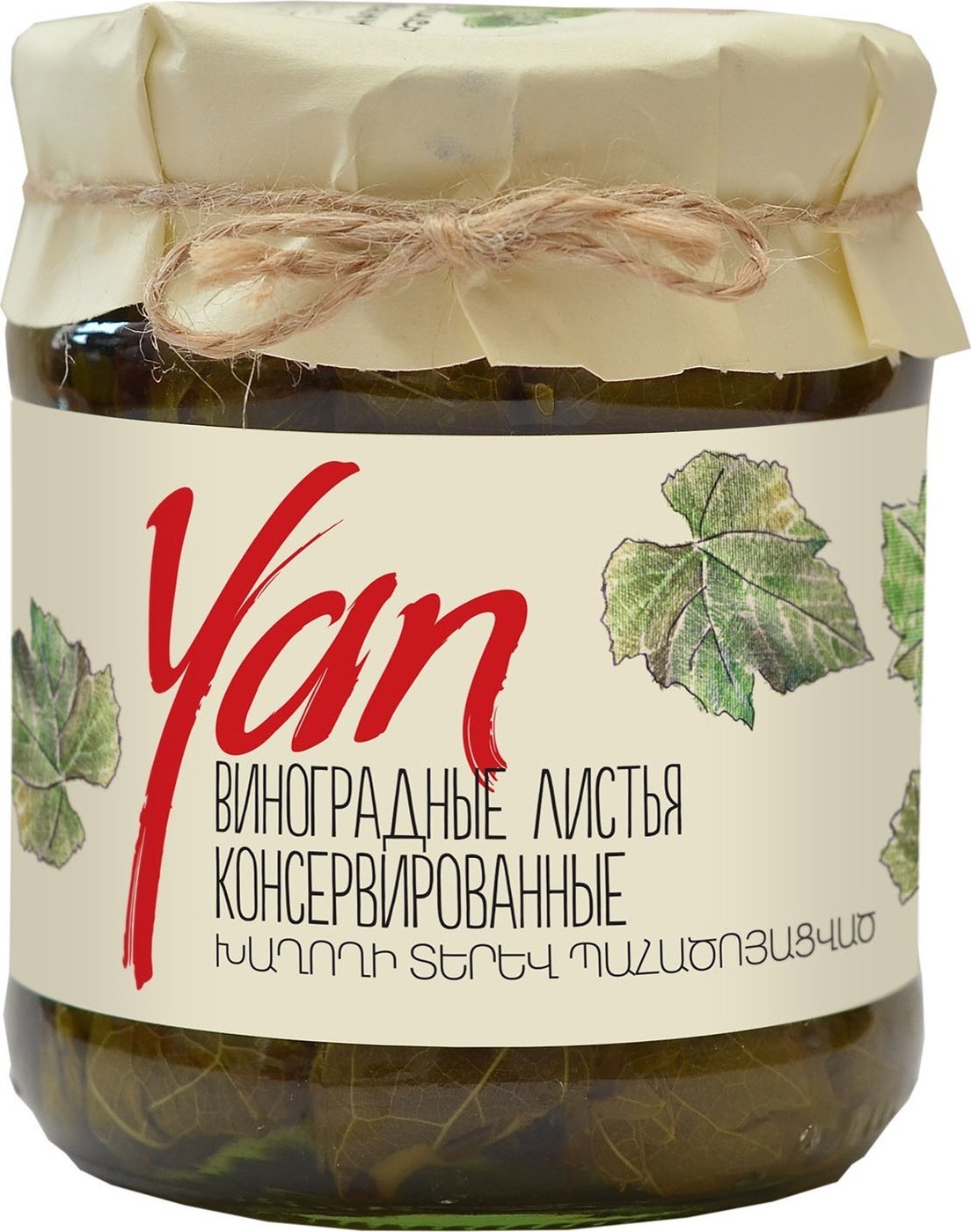 YAN Листья виноградные 440 г