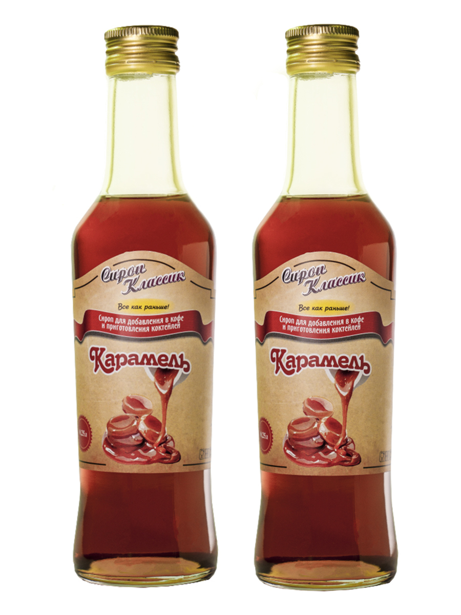 Сироп Классик / Сироп для кофе, чая и коктейлей "Карамель"/ карамельный ...
