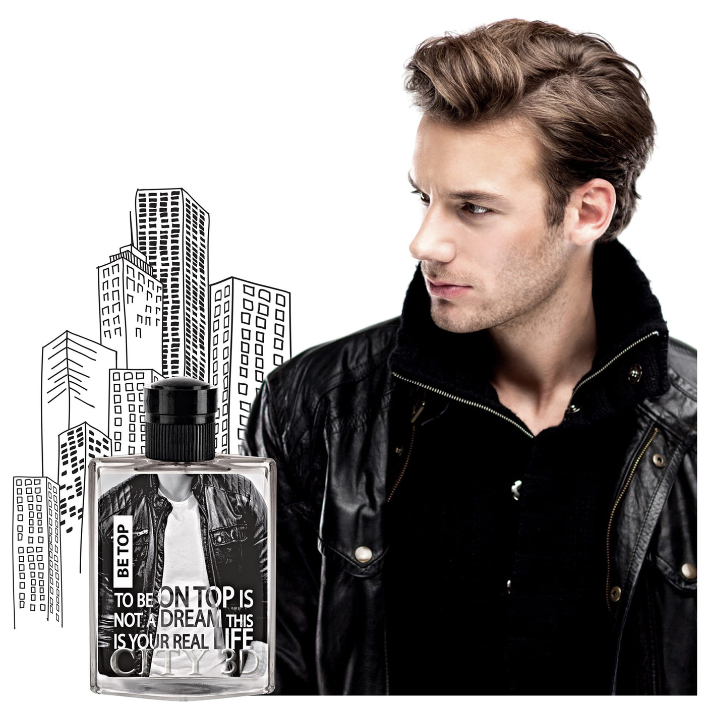 City Parfum CITY 3D Be Toп духи мужские Туалетная вода 100 мл (177926082)