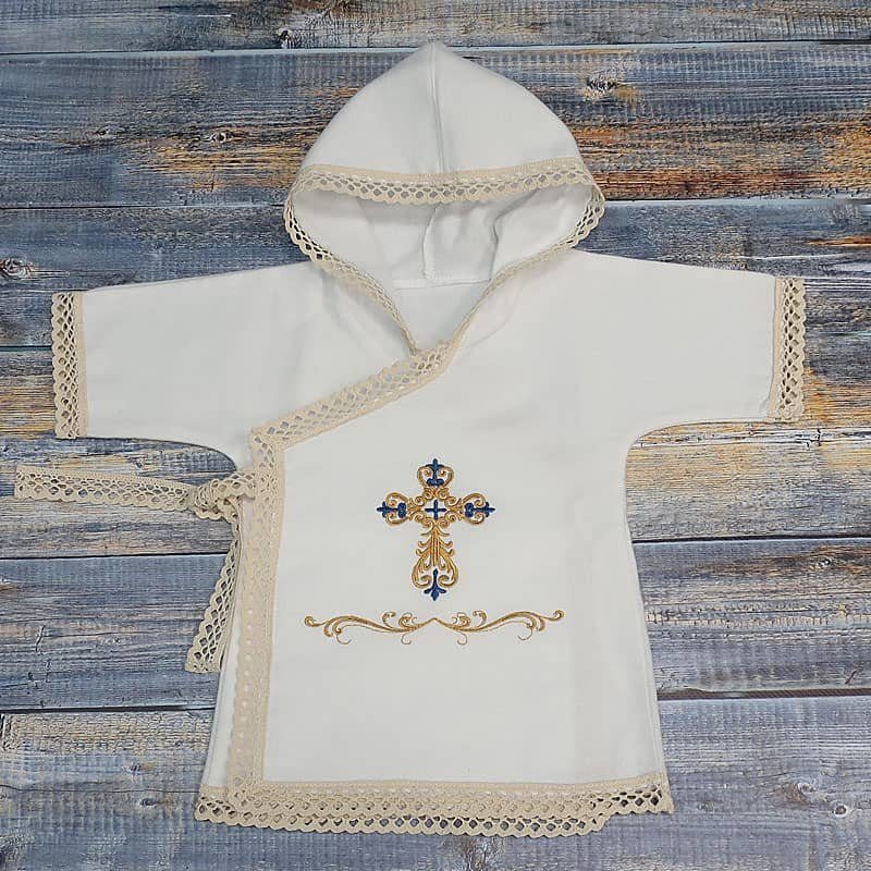 Выкройка: рубашка для крещения мальчика