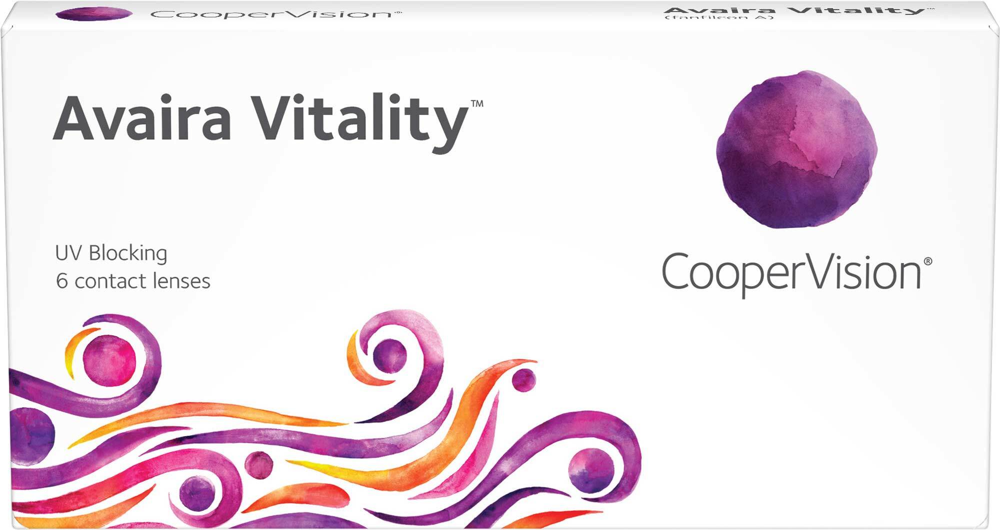 Avaira Контактные линзы Vitality 6 линз 6 линз Радиус Кривизны 8.4, 6 ...