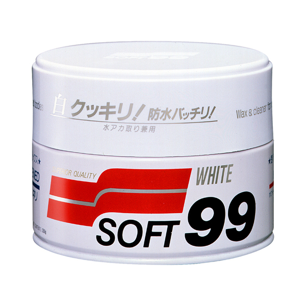 ПолирольдлякузовазащитныйSoft99SoftWaxдлясветлых,350гр,00020