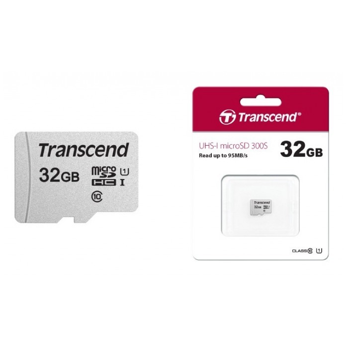 Флеш карта microsdhc 32gb class10 transcend ts32gusd300s a adapter