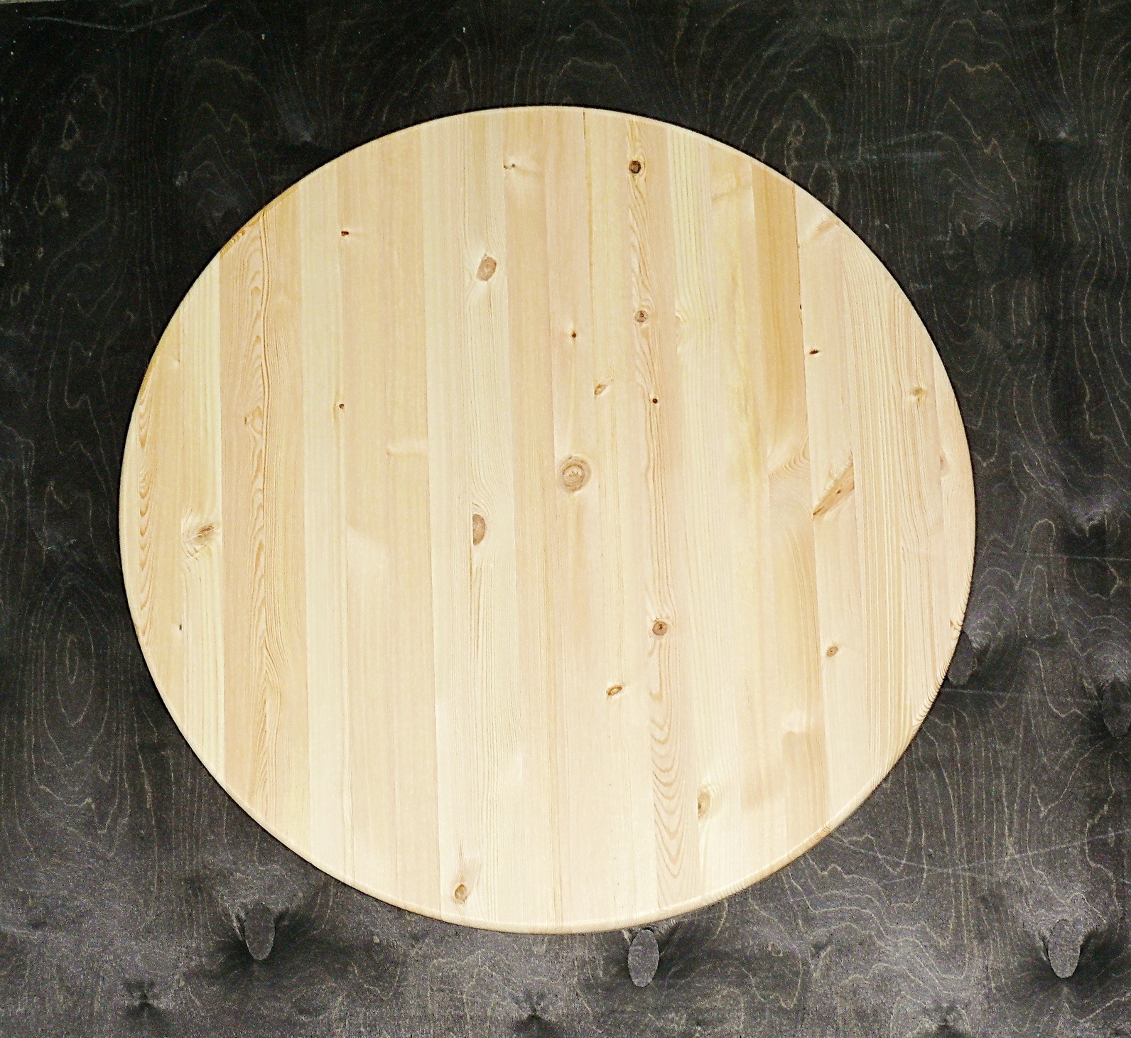 Столешница круглая деревянная сосна