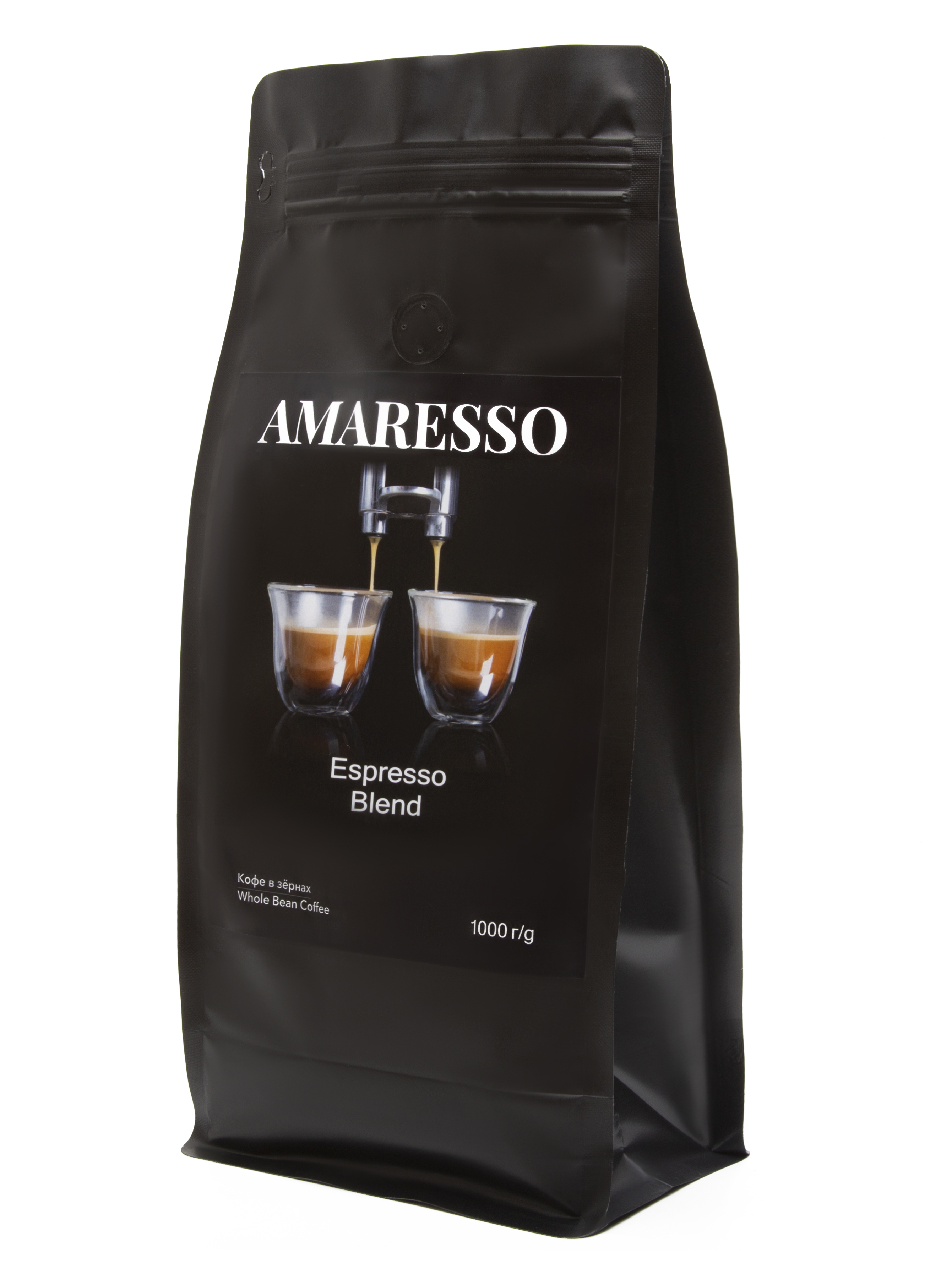 AMARESSO, кофе в зернах, 1 кг, Эспрессо — купить в интернет-магазине ...