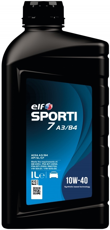 ELFSPORTI10W-40Масломоторное,Полусинтетическое,1л