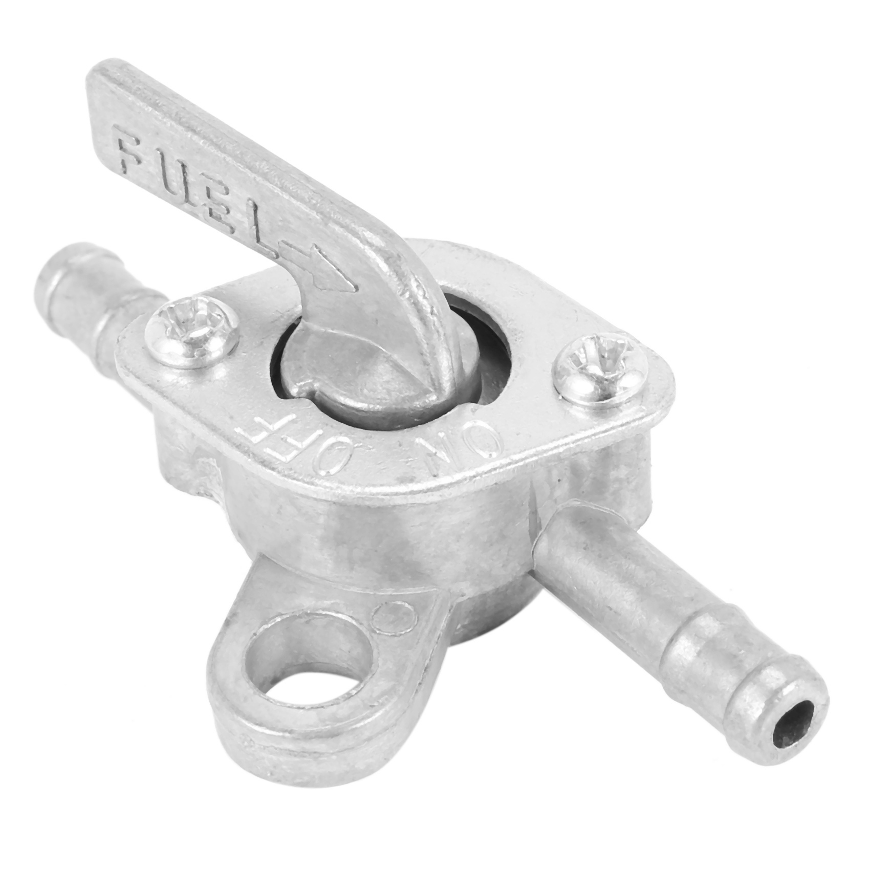 Топливный кран универсальный 6мм для мопеда скутера мотоцикла и ...