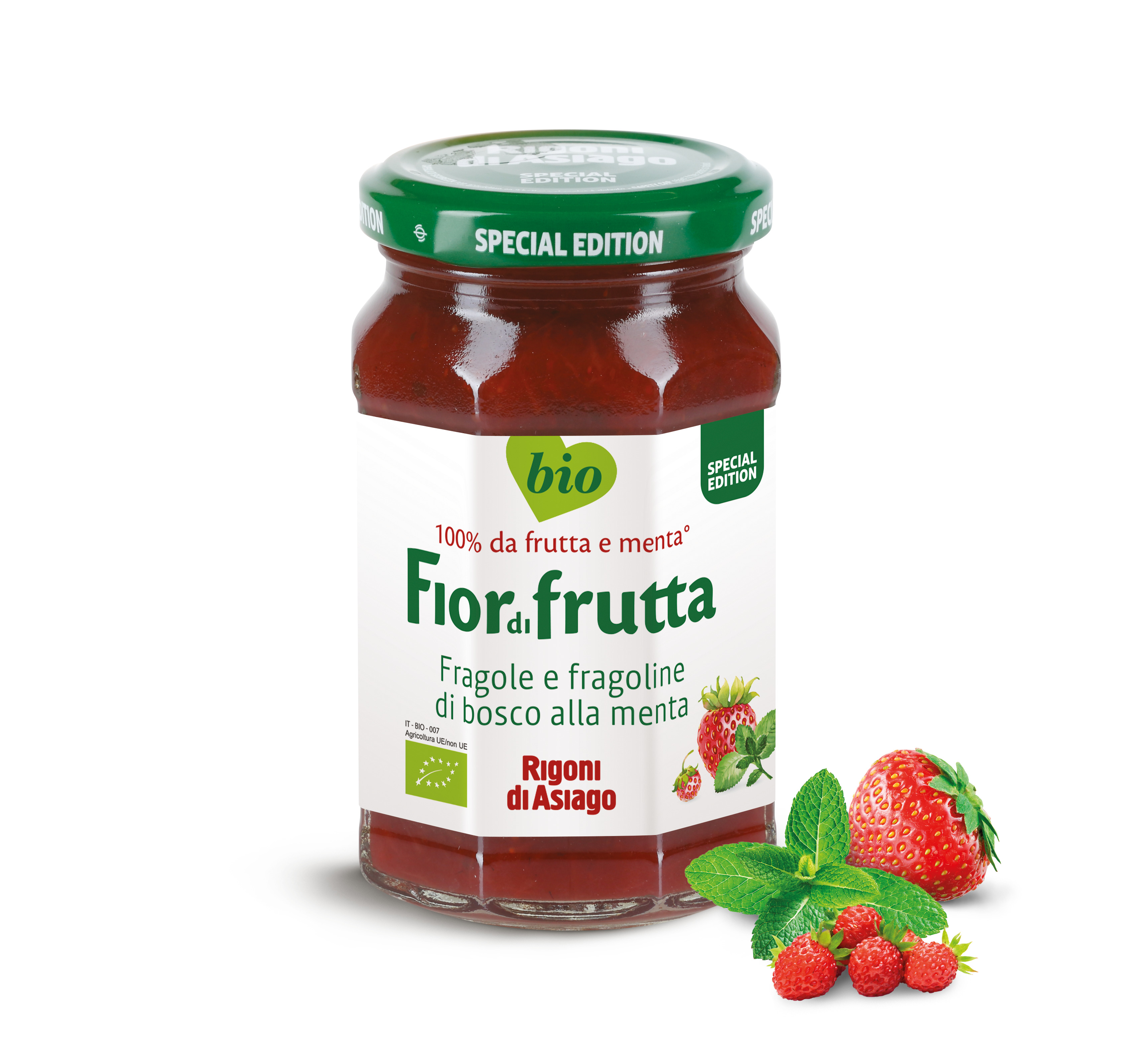 Конфитюр из клубники и земляники Fiordifrutta 250 г, Италия