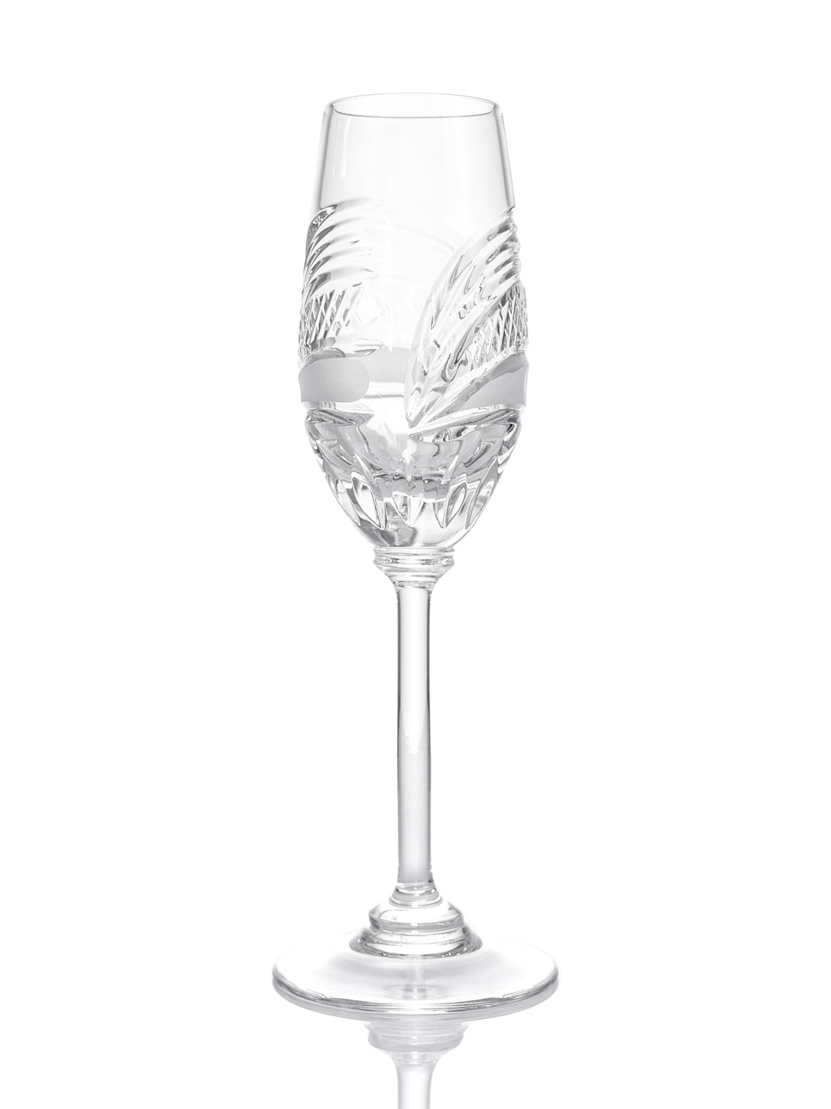 шампанки хрустальные неман. хрустальные бокалы со стразами. 200 мл. набор бокалов неман. фужеры для шампанского неман.