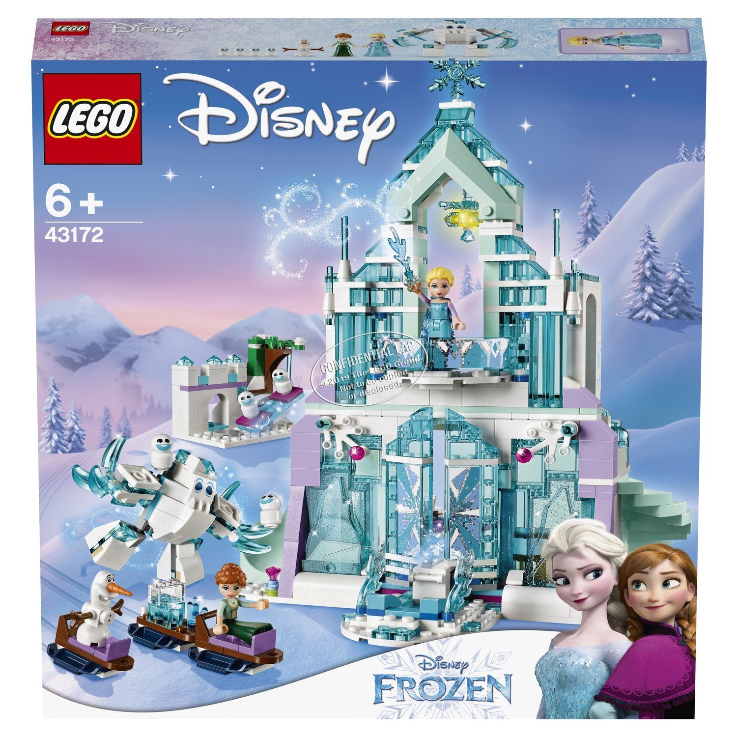 Конструктор LEGO Disney Frozen 43172 Волшебный ледяной замок Эльзы