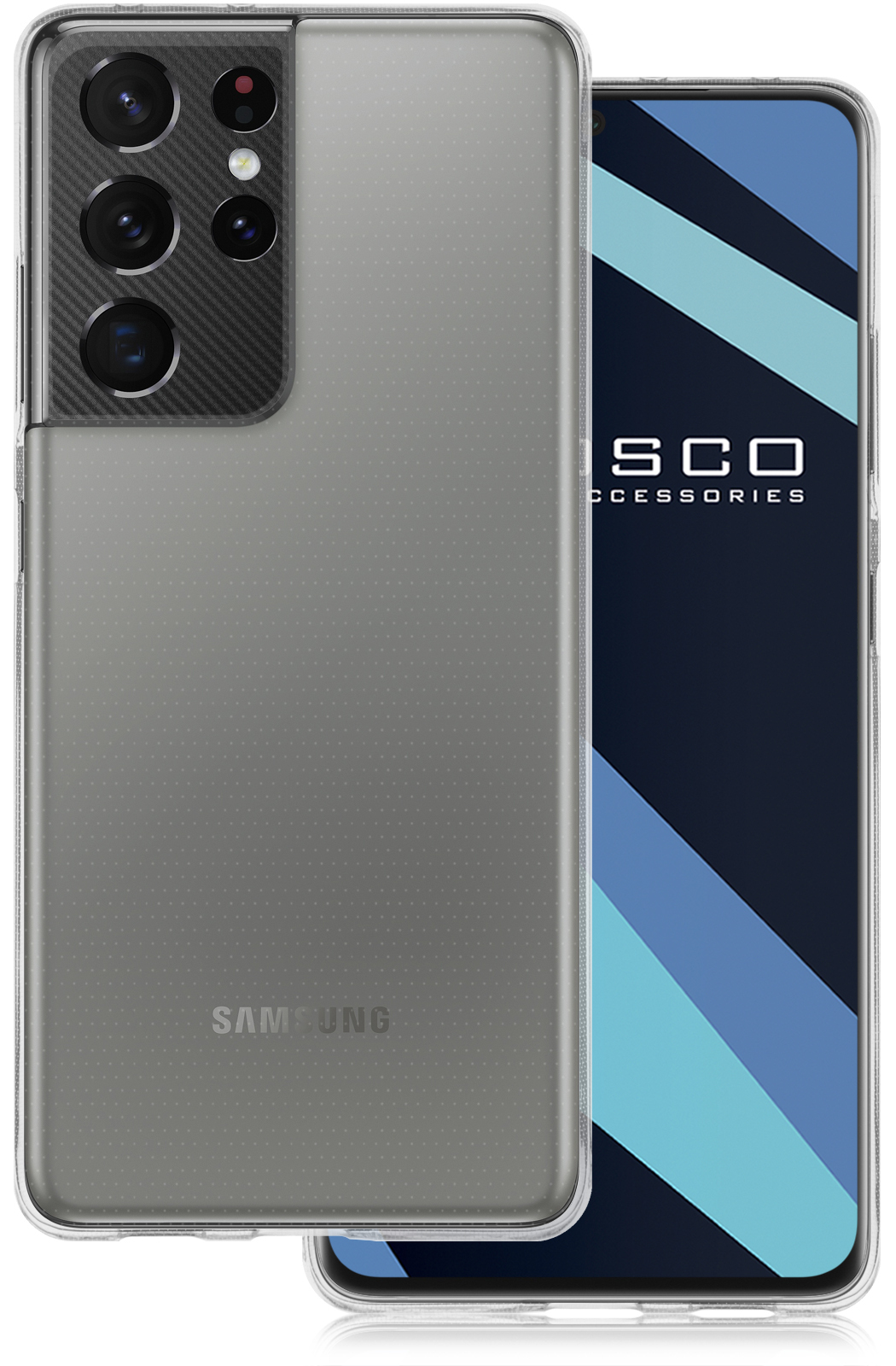 Качественный силиконовый чехол ROSCO для Samsung Galaxy S21 Ultra ...