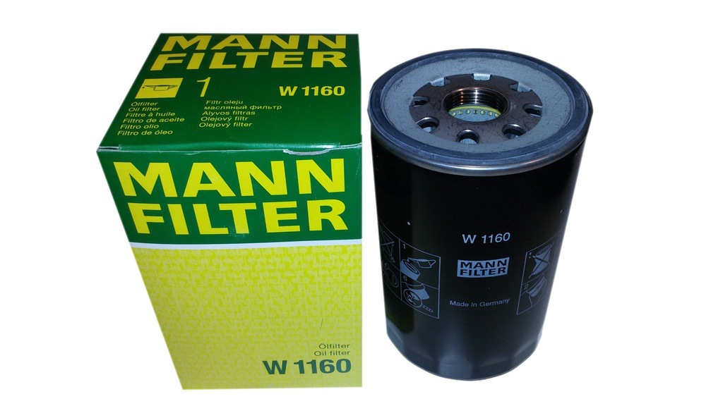 Фильтр масляный MANN FILTER W1160 - купить по выгодным ценам в  интернет-магазине OZON (373104973)