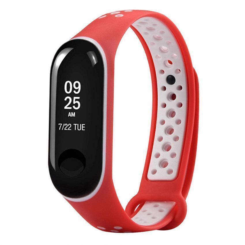 Фитнес band 3. Ремешок для Xiaomi mi Band 3/4 (белый/красный). Ремешок белый красный для Сяоми ми Бенд 3/4. Ремень Ксиаоми бэнд 4 красный. Xiaomi mi Band 3.