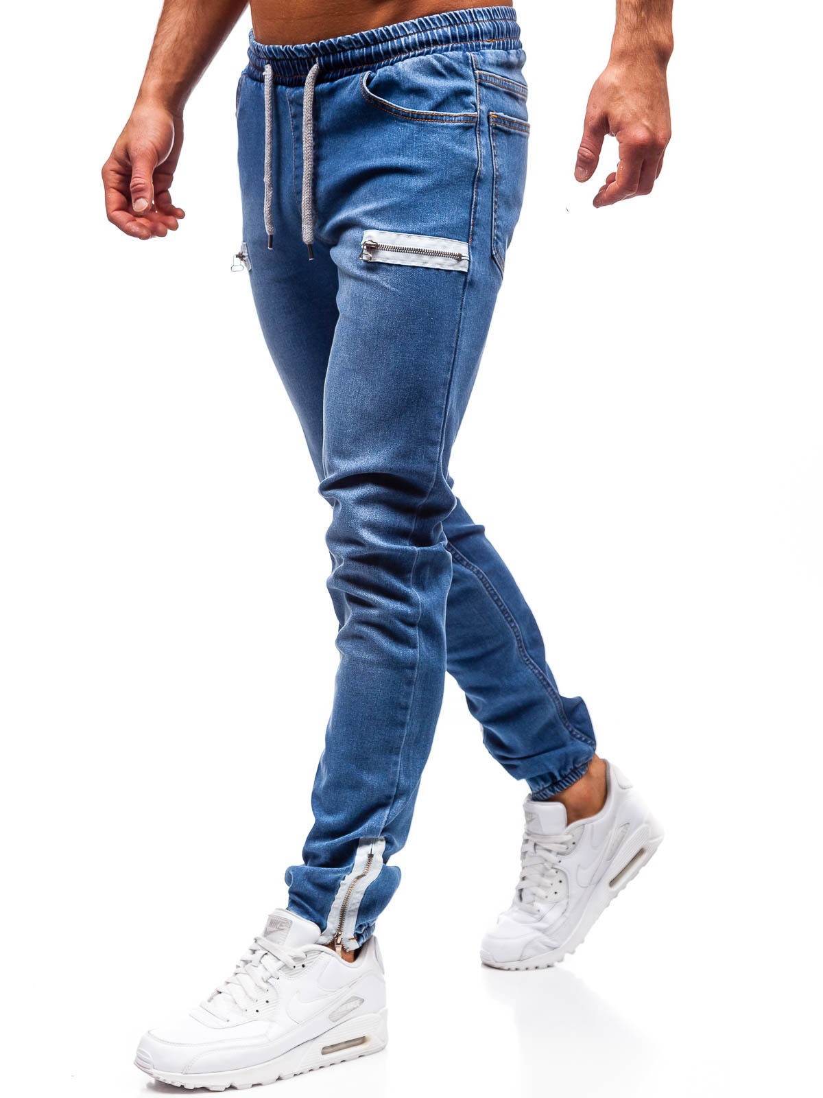 Мужские джинсы с замками