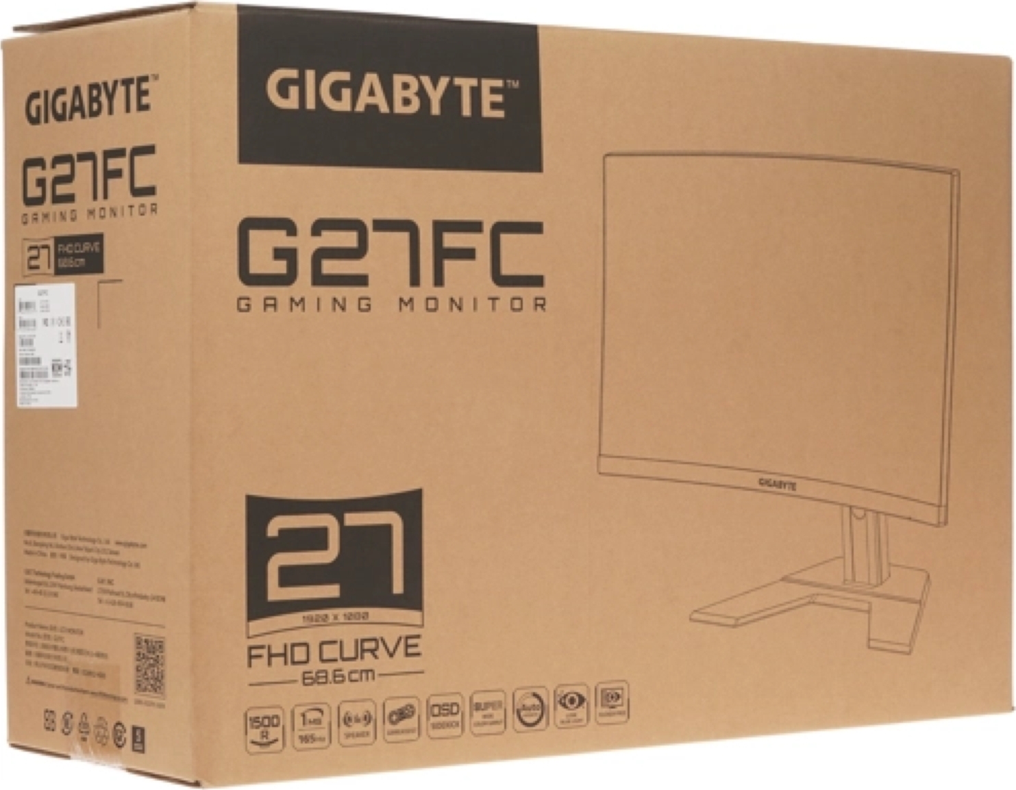 Монитор gigabyte g27f