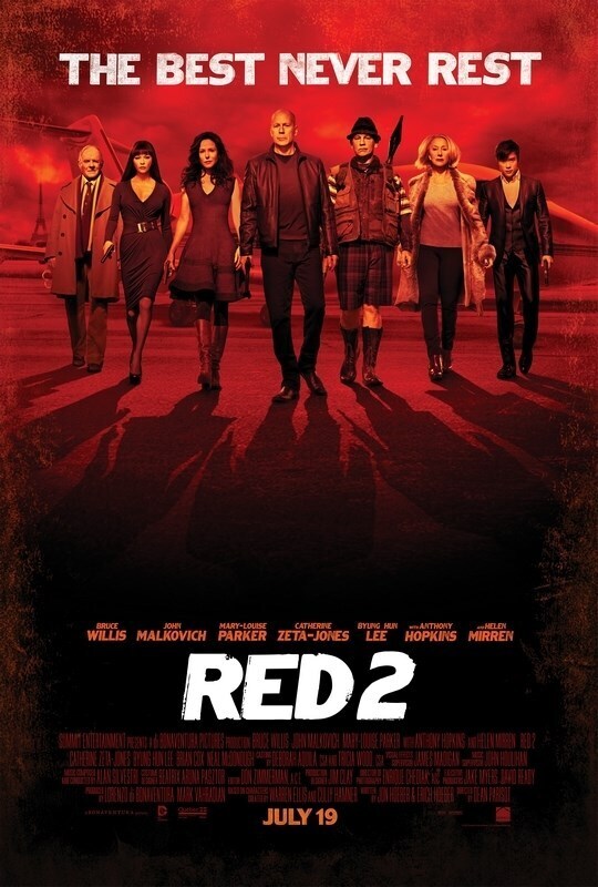 Red ii. Red 2 фильм. Рэд 2 Постер. Рэд 2 Кэтрин Зета. Рэд 2 фильм 2013 Постер.