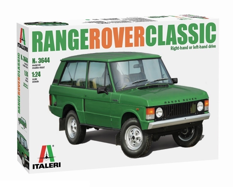 Сборная модель Italeri 3644ИТ Автомобиль RANGE ROVER Classic (10013160/241120/0671781 ИТАЛИЯ ) Масштаб 1/24