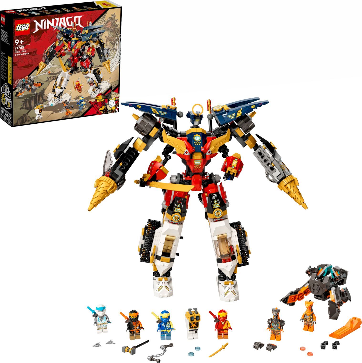 Конструктор LEGO Ninjago 71765 Ультра-комбо-робот ниндзя - купить с  доставкой по выгодным ценам в интернет-магазине OZON (472424244)