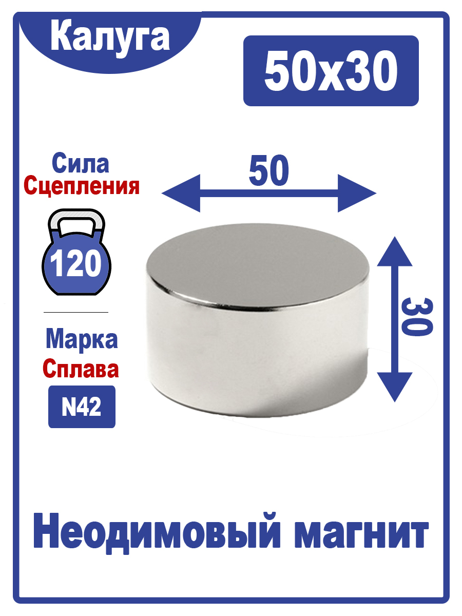 Неодимовый Магнит 50х30 Фото