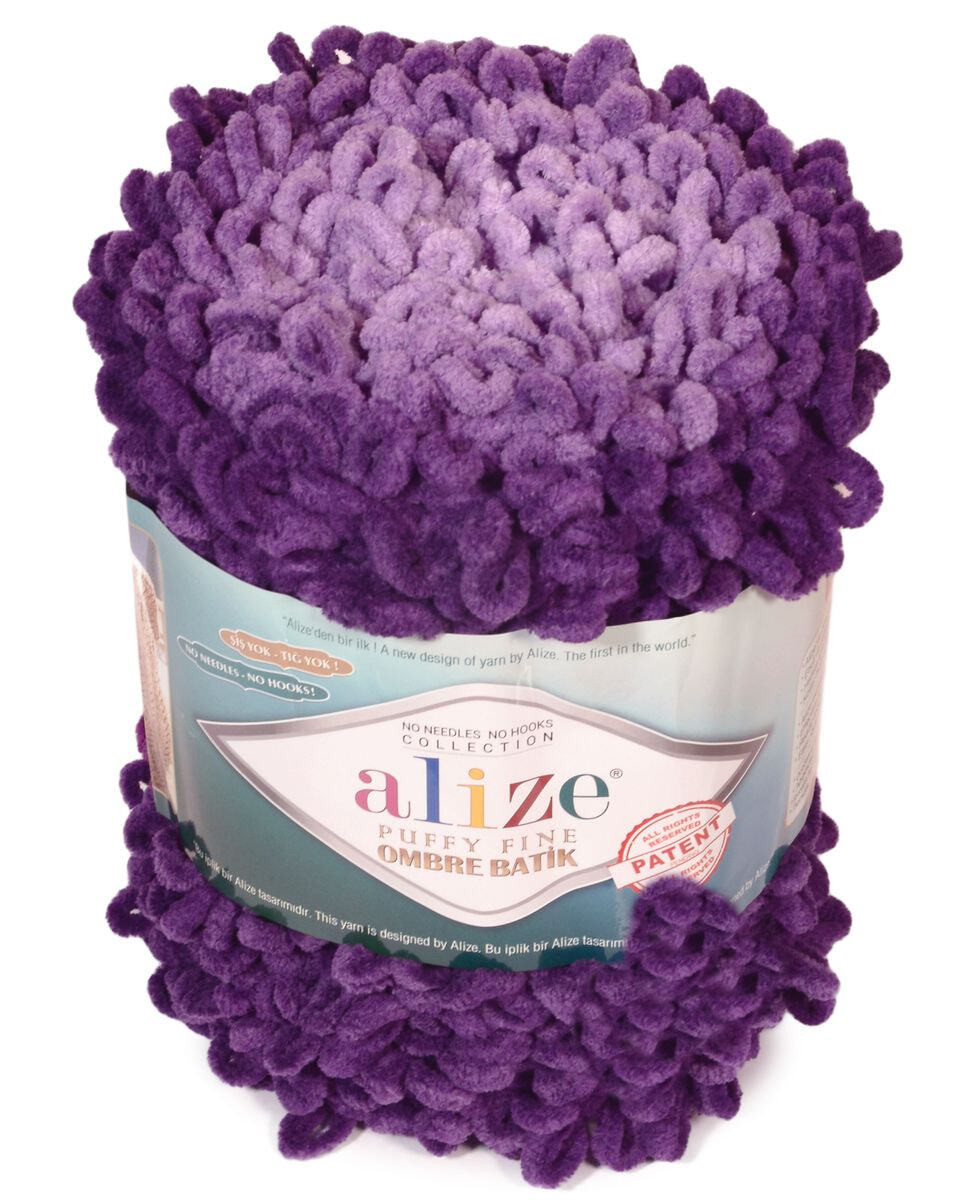 Alize puffy Fine Ombre Batik, 500 г, 73 м, 1 шт