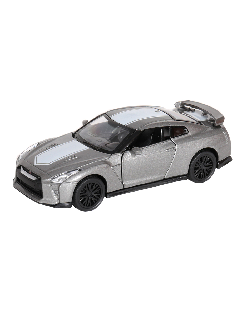 Модель машины 1:42 Nissan GT-R (R35) 2020 (11,5см) инерция Серый - купить с  доставкой по выгодным ценам в интернет-магазине OZON (485256544)