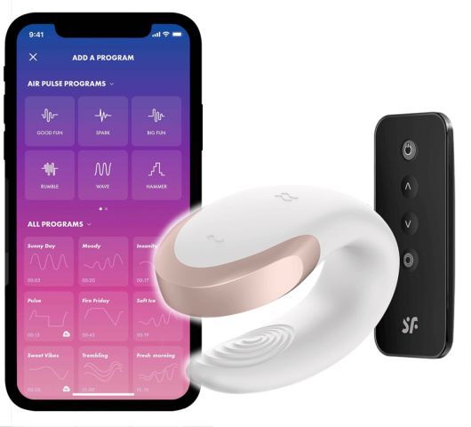 Вибратор Satisfyer Double Love, белый, 8,6 см — купить в интернет ...