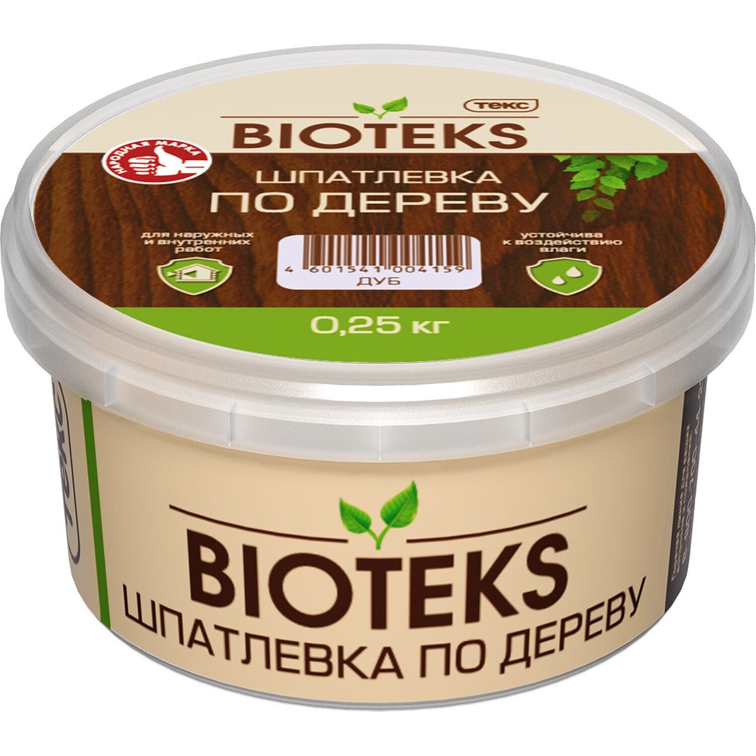 Шпатлевка по дереву сосна Bioteks 0,25кг