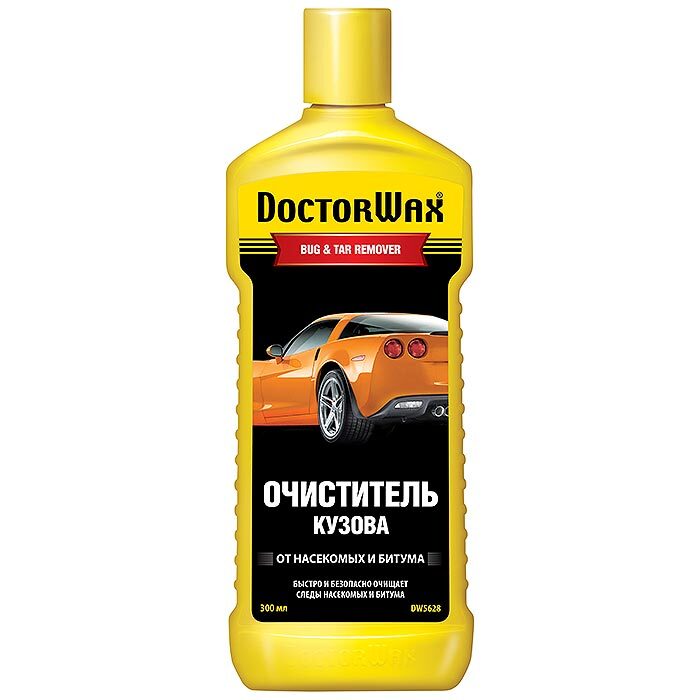 Doctor Wax DW5628 Очиститель кузова от следов насекомых и гудрона, 300 мл