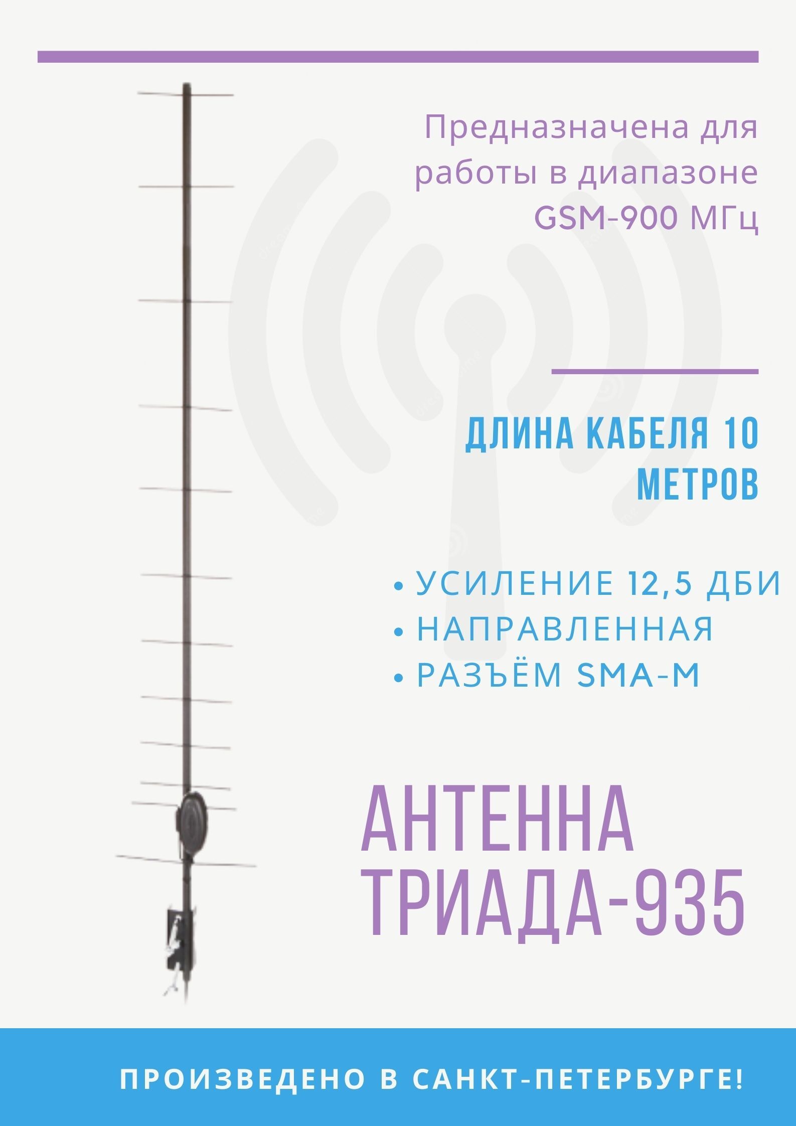 Антенны для приёма и передачи GSM-сигнала