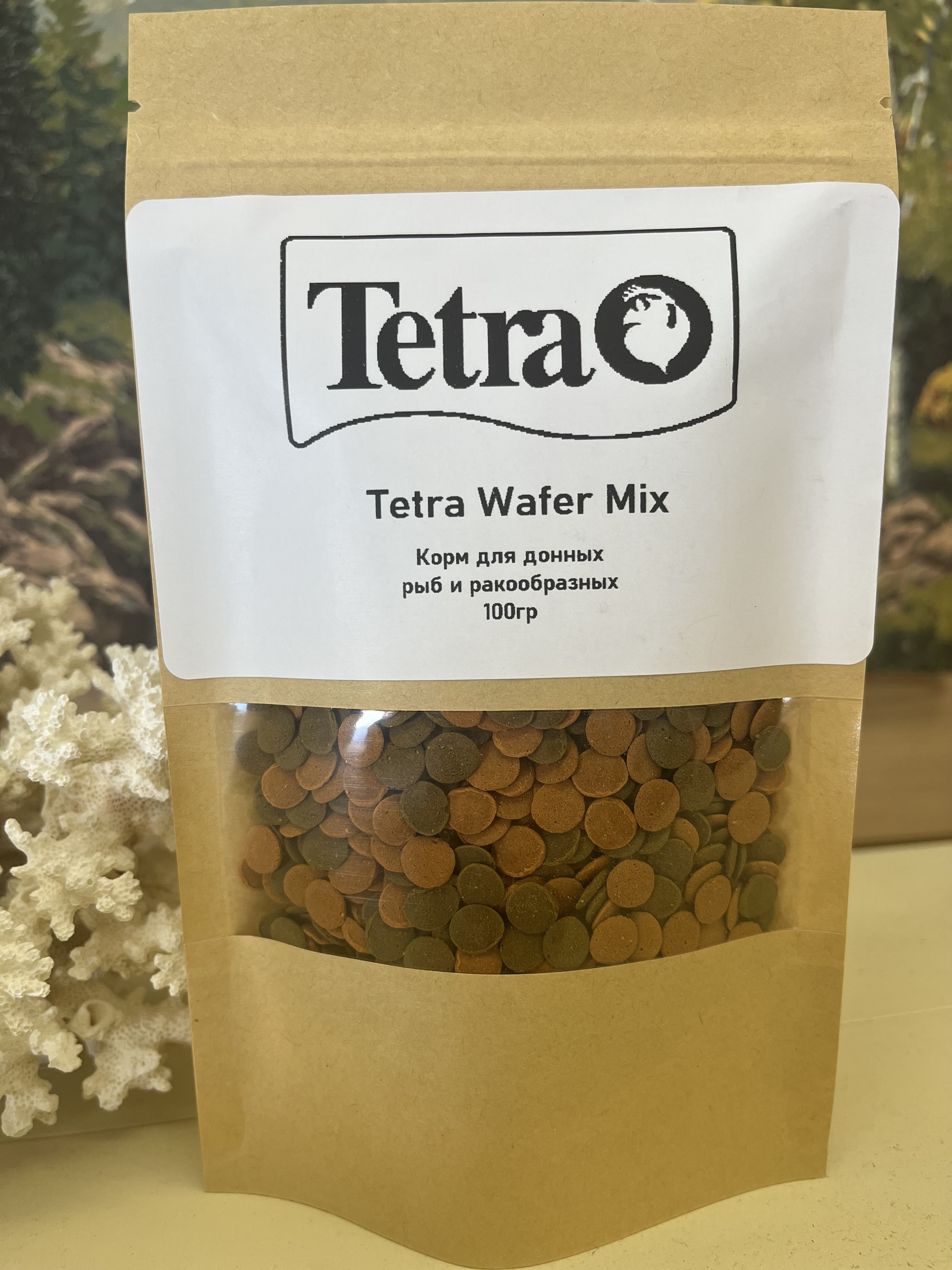 Корм Tetra Wafer Mix 1 л, пластинки для всех донных рыб и ракообразных -  купить с доставкой по выгодным ценам в инте