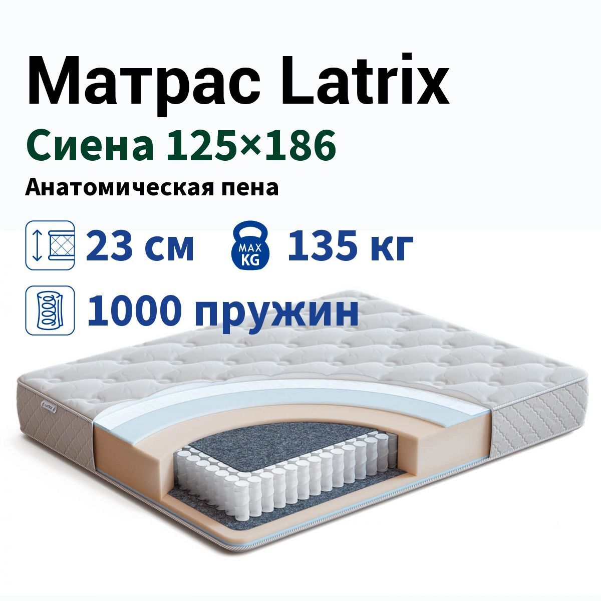 Матрас Benartti Classic Mini TFK 200x215 пружинный