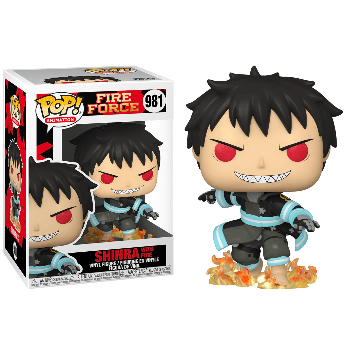 Шинра Кусакабэ / Фигурка Funko POP Animation: Fire Force - Shinra / из аниме  Пламенная бригада пожарных - купить с доставкой по выгодным ценам в  интернет-магазине OZON (906171091)