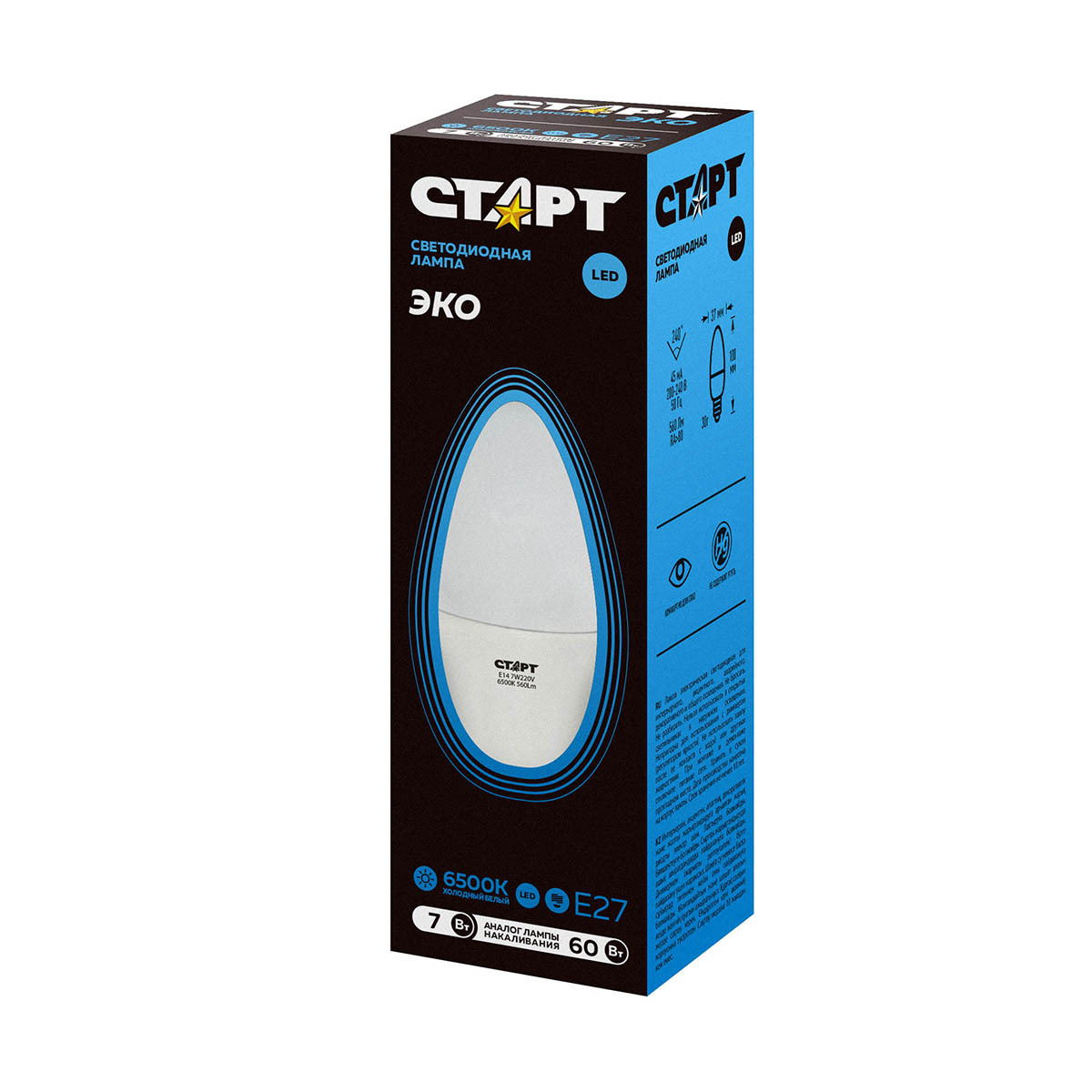 X led start. Лампа светодиодная 21 диод* 1-1,5 вт, e14, хол.свет, 220v forza. лампа светодиодная старт ledr63, e27, 8вт.