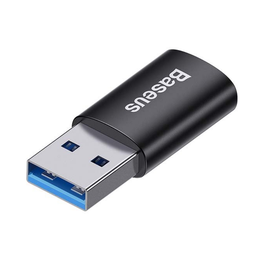 Адаптер-переходникBaseusIngenuitySeriesMiniOTGAdaptorUSB3.1toType-CBlack(ZJJQ000101)