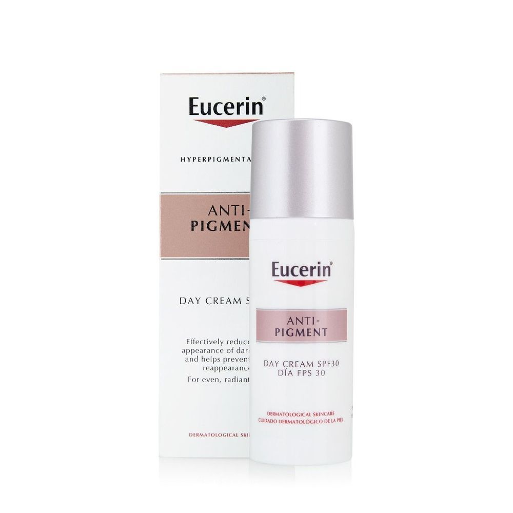 Eucerin anti pigment дневной крем. Эуцерин Антипигмент крем. Eucerin Anti Pigment крем дневной против пигментации 50мл. Крем Антипигмент Eucerin дневной крем. Эуцерин анти-пигмент крем дневной против пигментации spf30+ фл. 50мл 83505.