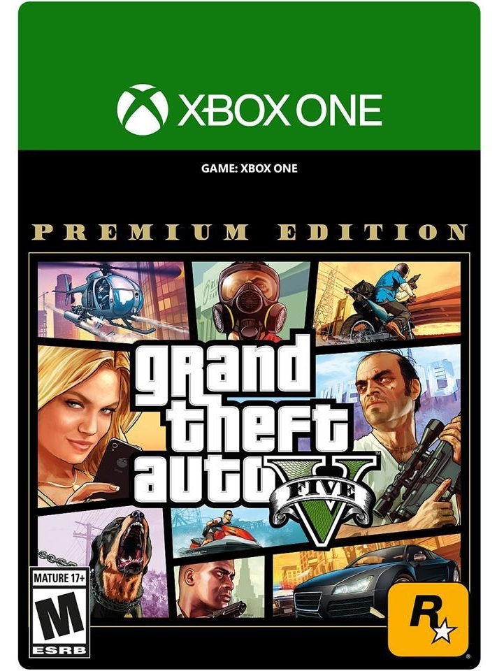 Grand theft auto v premium edition и платежная карта белая акула