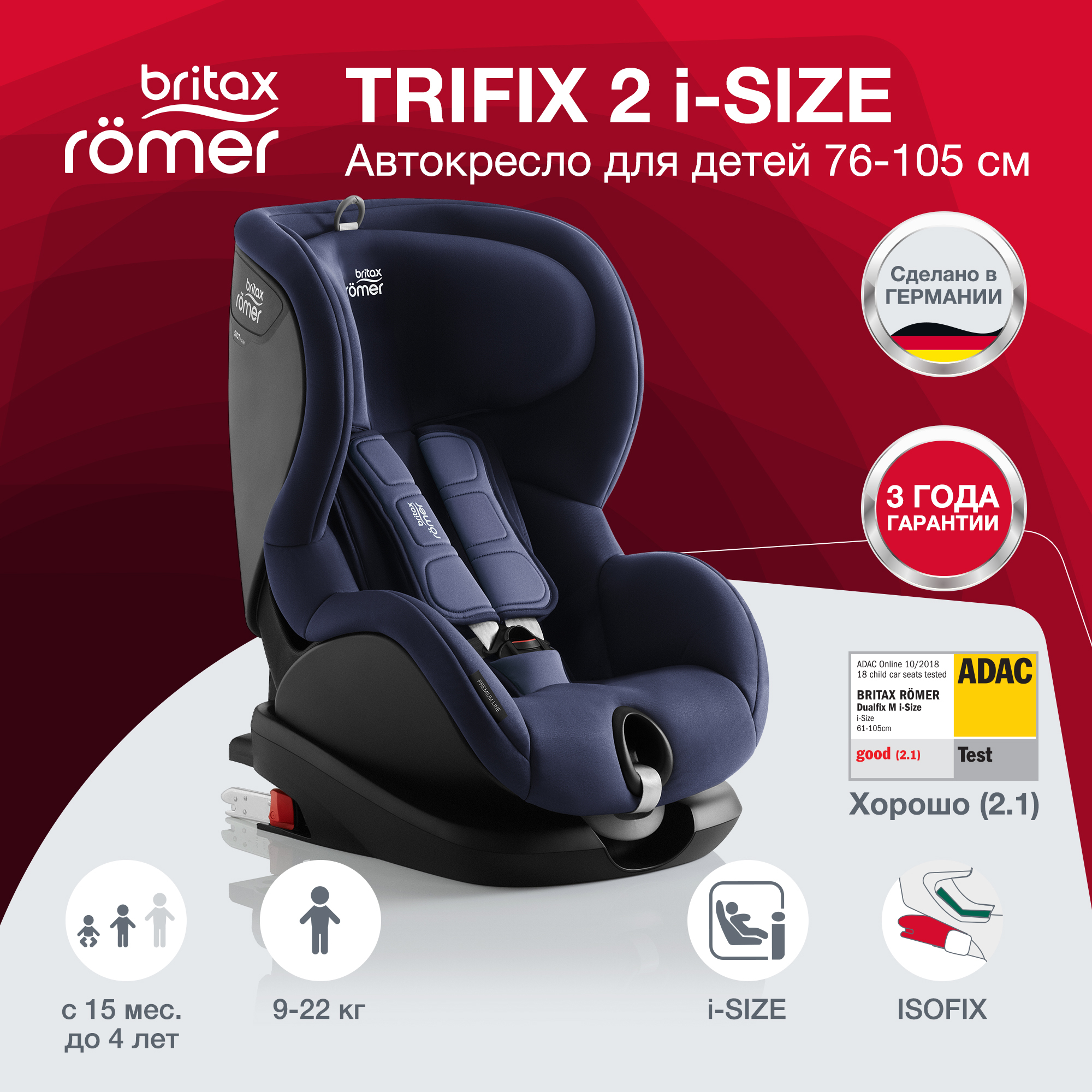 Britax trifix 2 i size