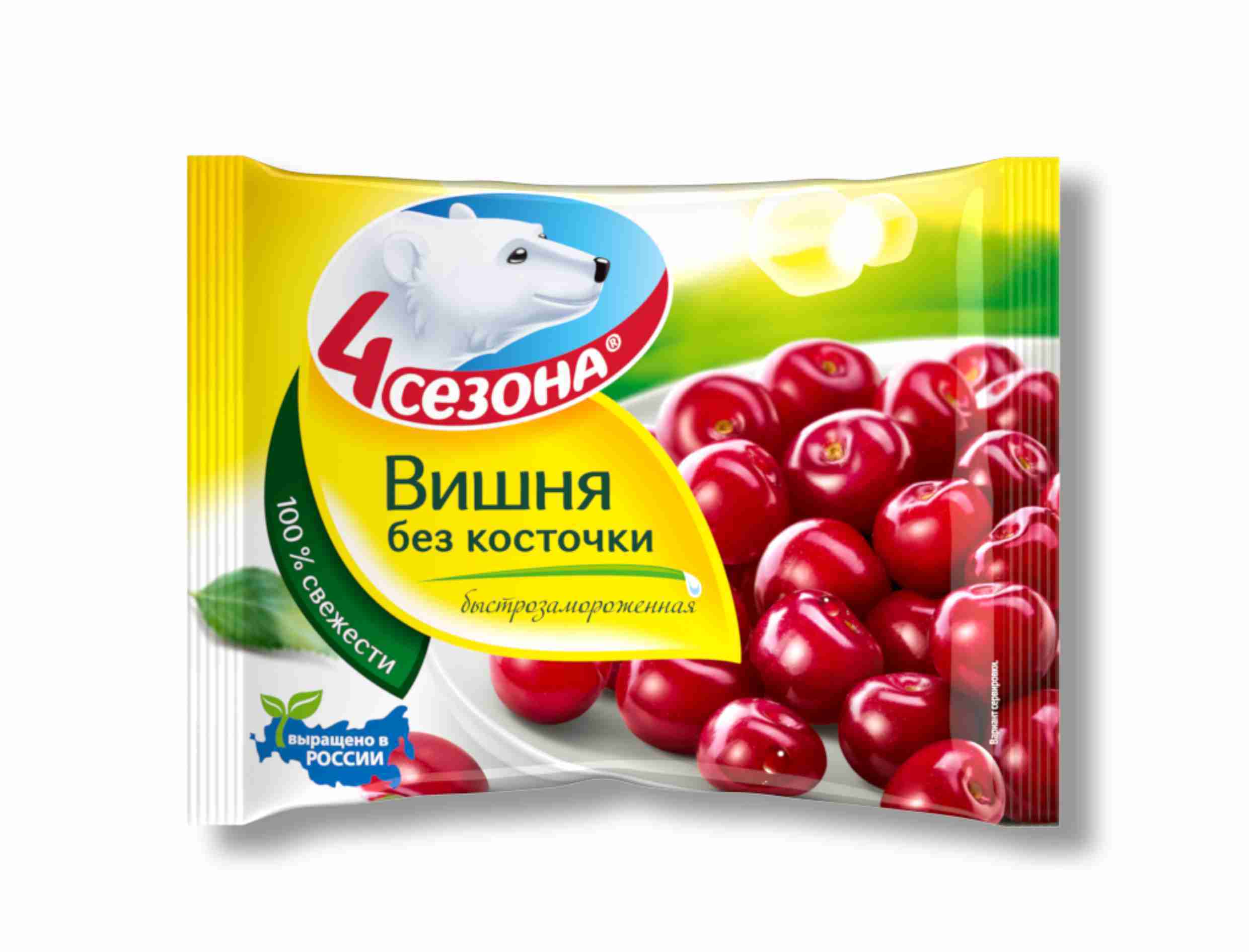 Вишня без косточки 4 Сезона, замороженная, 300 г