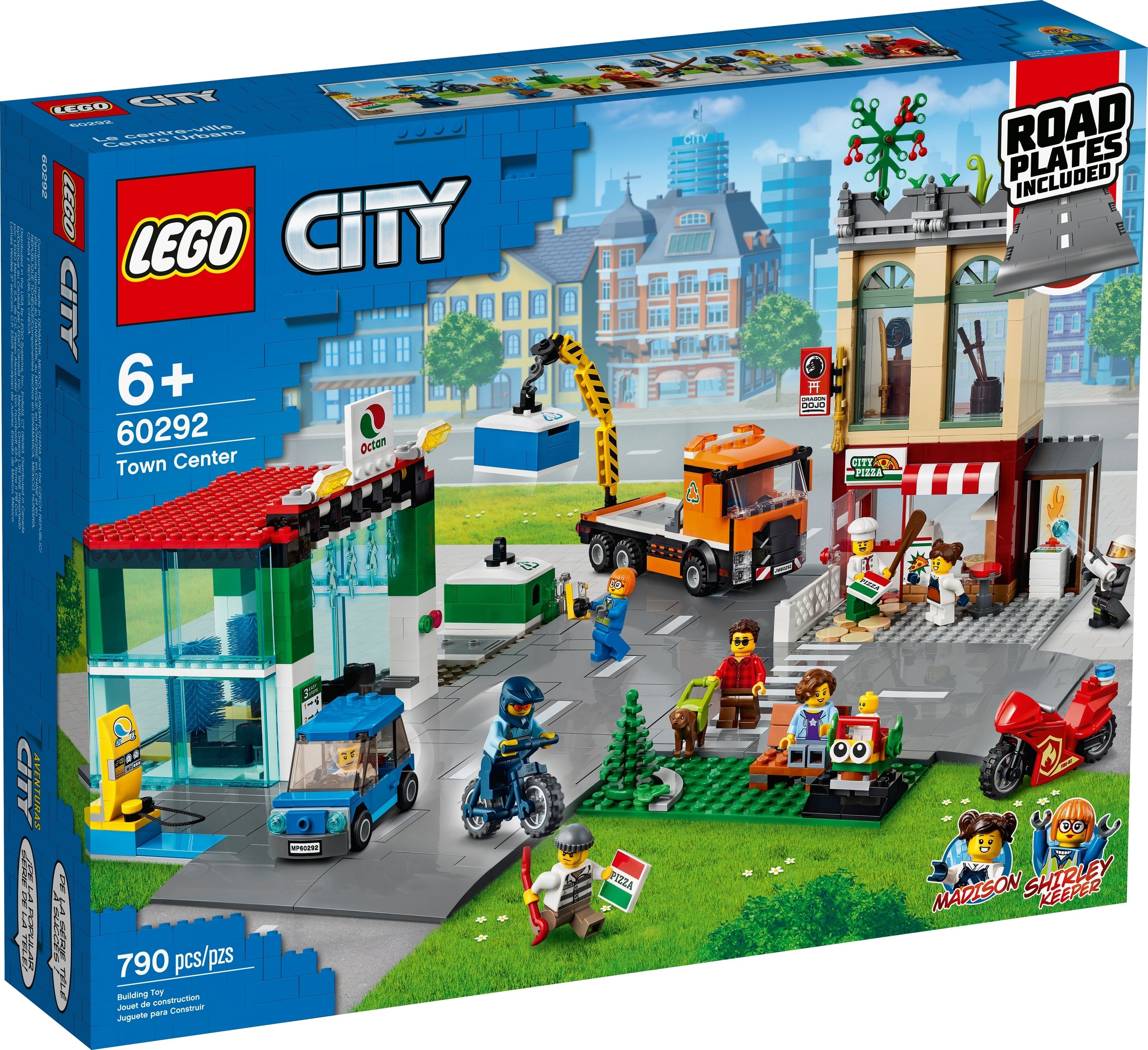 лего City серия, LEGO 60292 Центр города, lego конструктор для мальчика,  лего для девочек - купить с доставкой по выгодным ценам в интернет-магазине  OZON (686607503)