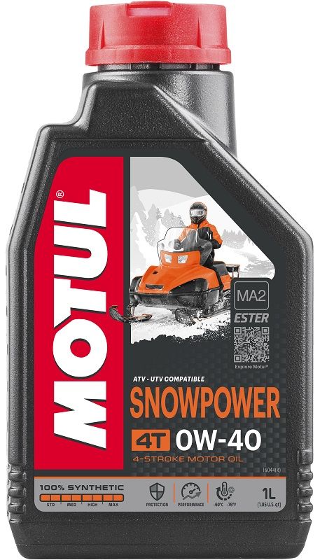 MOTUL SNOWPOWER 0W-40 Масло моторное, Синтетическое, 1 л