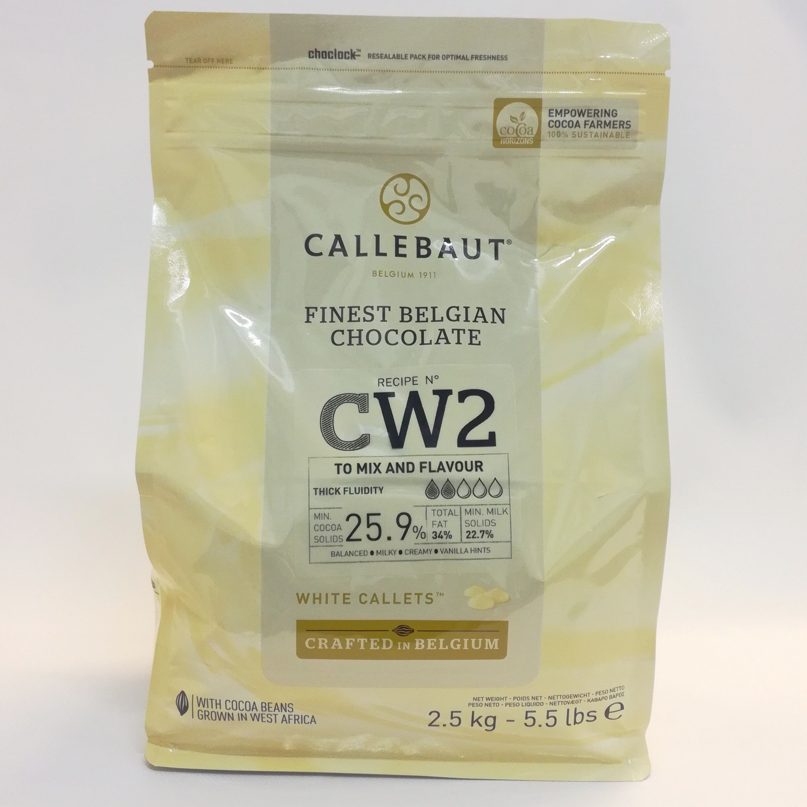 Купить Белый Шоколад Callebaut 2.5 Кг