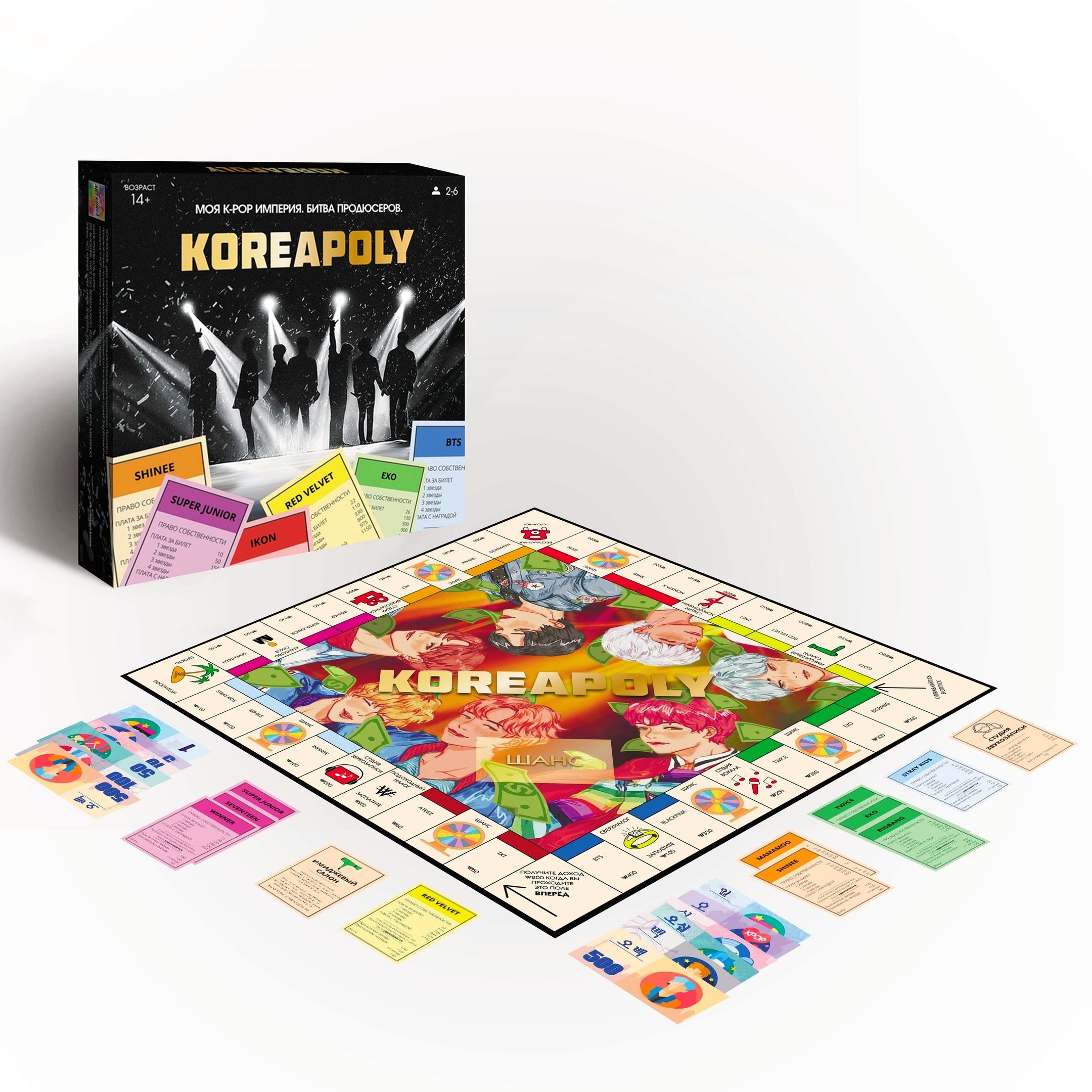 Настольная игра KOREAPOLY / Настольная игра КОРЕАПОЛИЯ