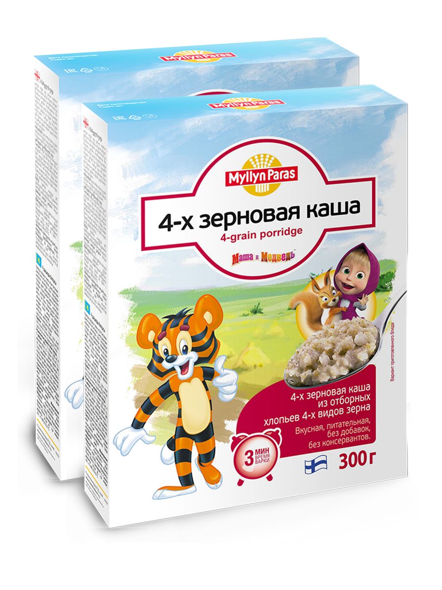 4 злака каша с тигренком