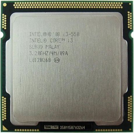 Процессор со встроенной графикой Socket LGA 1156 Intel Core i3 550 ( 2 ядра / 4 потока / 3200 МГц / 3,2 ГГц / кэш 4 Мб )