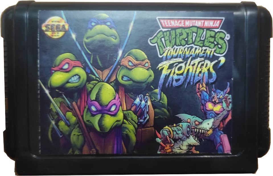 Игровой картридж для Sega 16 (16 bit)Teenage Mutant Ninja Turtles: Tournament Fighters (без коробки)