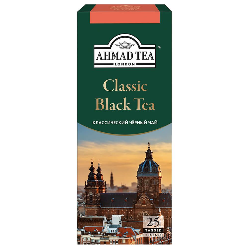 Classic tea. Чай Ахмад классический черный 100пак. Ahmad Tea Classic Black Tea 100. Чай Ahmad Tea Classic Black Tea черный листовой 25 пакетиков по 2 г. Чай черный Ahmad Tea Classic Black Tea 100пак х 2г.