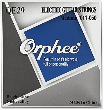 Струны для электрогитары ORPHEE QE29 (11-50), никель, шестигранный сердечник. Комплект струн