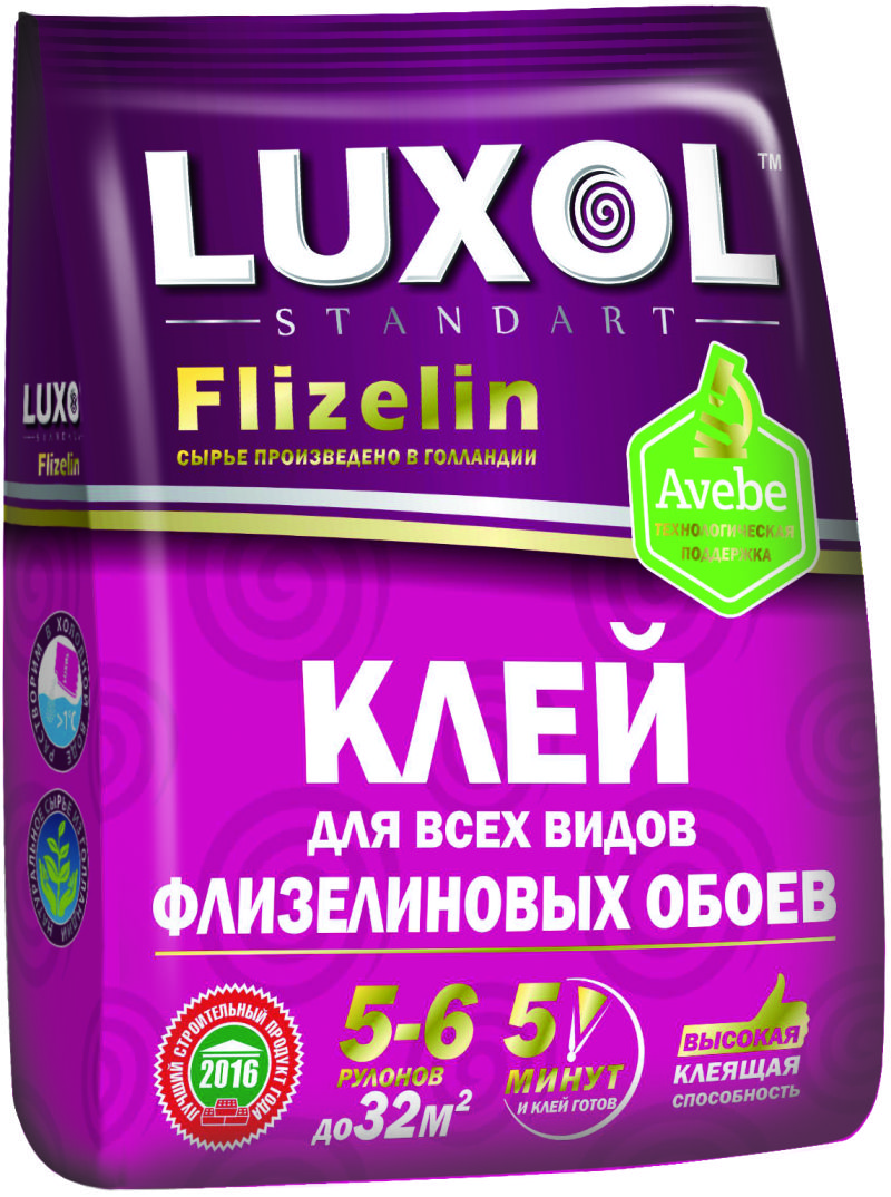 Клей для флизелиновых обоев LUXOL флизелин (Flizelin) Standart 200 г