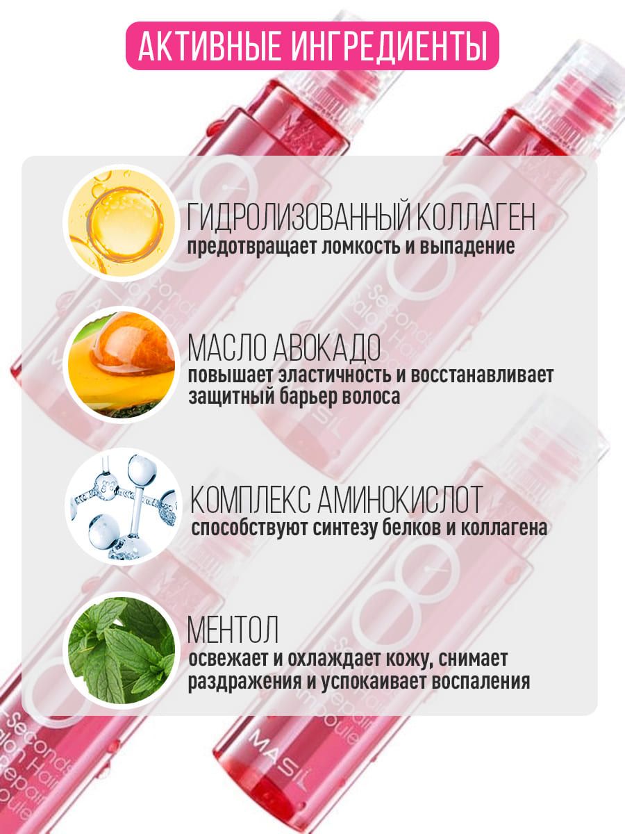 Second salon hair repair ampoule способ