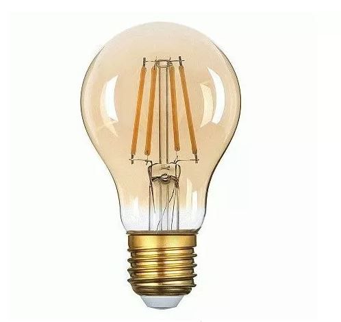 GeneralLightingSystemsЛампочкаGLDEN-A60S-10W-230V-E27-4500K,10Вт,Светодиодная,Филаментная,1шт.